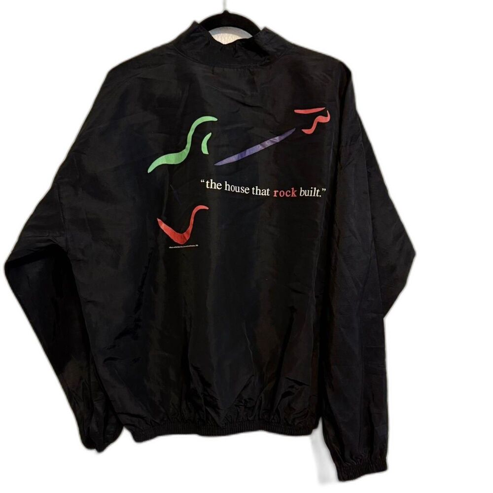 Vintage 1990s Rock & Roll Hall Of Fame Souvenir jacket Made In USA Size OS